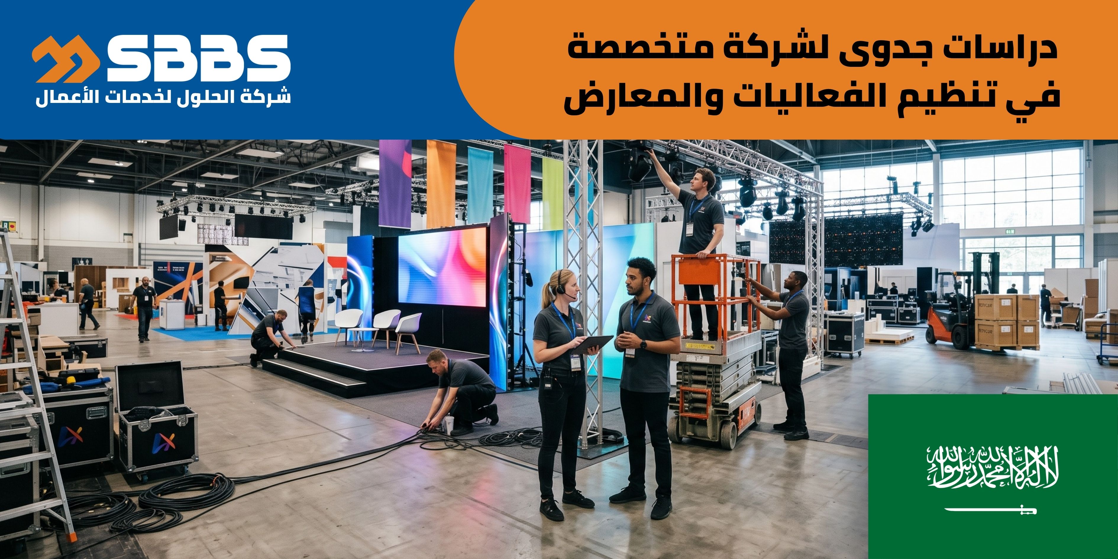 دراسة إقامة شركة متخصصة في تنظيم الفعاليات والمعارض (السعودية 🇸🇦)